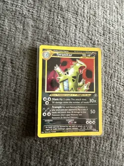 Pokemon Neo Discovery Tyranitar Card 12/75 Holo - Image 1