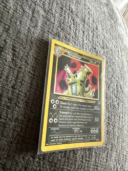Pokemon Neo Discovery Tyranitar Card 12/75 Holo - Image 2