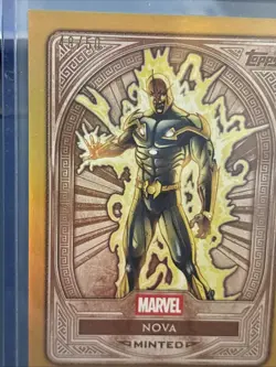 2025 Topps Marvel Mint Nova Gold Refractor /50 - Image 2