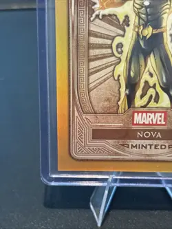 2025 Topps Marvel Mint Nova Gold Refractor /50 - Image 5