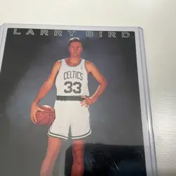 Vintage Larry Bird Poster "The Legend" Boston Celtics Promo Poster Card 4 X 6 - Image 2