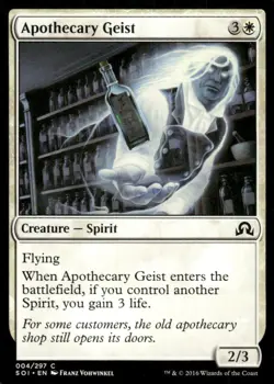 Apothecary Geist 004/297 Shadows over Innistrad MTG Magic the Gathering card - Image 1