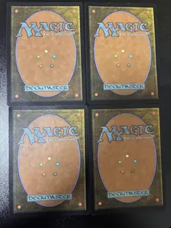 MTG Wilderness English Foil 4 Card Set Used Play Damage Not Recommended - Image 2