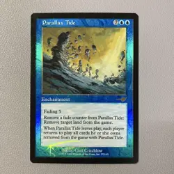 MTG Nemesis Parallax'S English Foil Card 1note, used, collectible - Image 1