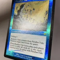 MTG Nemesis Parallax'S English Foil Card 1note, used, collectible - Image 3