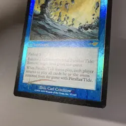 MTG Nemesis Parallax'S English Foil Card 1note, used, collectible - Image 4