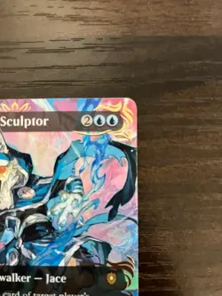 Jace, the Spirit Engraver Foil MTG Borderless Raised Rare Card NM - Image 3