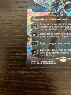 Jace, the Spirit Engraver Foil MTG Borderless Raised Rare Card NM - Image 4