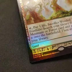 MTG Tree-Rich Foothills FOIL English War of the Sparks NM Card - Image 5