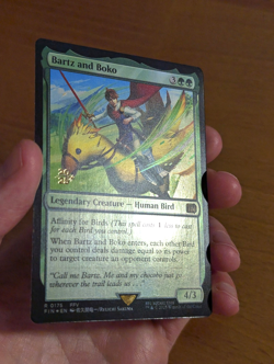 Bartz and Boko - Pre-release Foil Stamped Promo - Final Fantasy MTG - Image 3
