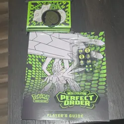 Pokemon Mega Evolution Perfect Order BOOK, DICE, COIN AND SLEEVES ONLY! - Image 1