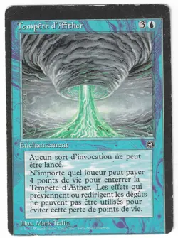 ►Magic-Style◄ MTG - Aether Storm - French Homelands MISCUT MISPRINT - Played - Image 1