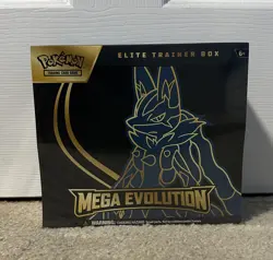 Pokemon Elite Trainer Box ETB Mega Evolution Lucario BRAND NEW SEALED - Image 1