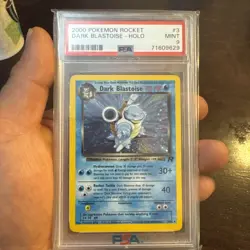 Pokemon TCG 2000 Rocket Dark Blastoise Holo PSA 9 - Image 1