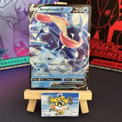 Carte Pokemon Amphinobi V 073/264 EB08 Epee & Bouclier Poing de Fusion FR NEUF - Image 1