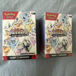 2X Pokemon TCG Prismatic Evolutions Booster Bundle - New Factory Sealed - Image 1