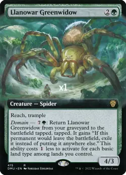 MTG Dominaria United DMU Llanowar Greenwidow MINT (SELECT) - Image 4