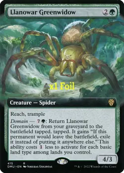 MTG Dominaria United DMU Llanowar Greenwidow MINT (SELECT) - Image 5