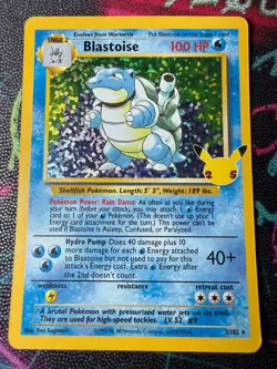 Pokemon TCG Pokemon Blastoise Holo Celebrations: Classic Collection (CCC) - Image 1