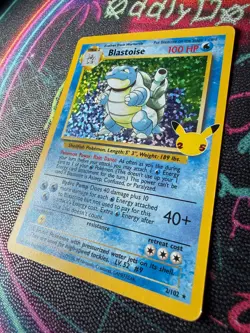 Pokemon TCG Pokemon Blastoise Holo Celebrations: Classic Collection (CCC) - Image 2