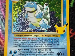 Pokemon TCG Pokemon Blastoise Holo Celebrations: Classic Collection (CCC) - Image 5