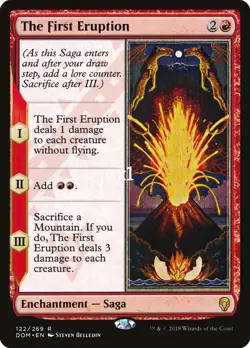 MTG Dominaria DOM The First Eruption MINT (SELECT) - Image 2