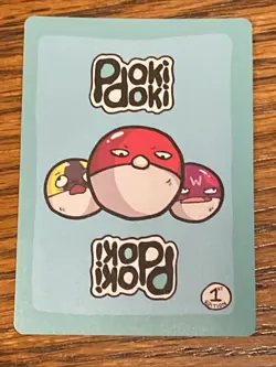 Daking (Nidoking) 34/151 - Moon Holo Pokidoki First Edition Fan Art Pokemon - Image 3
