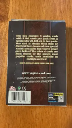 Yu-Gi-Oh! Rarity Collection 5 V Box 1st Edition Lot of 2 ✅New ✅In Hand ✅Sealed!! - Image 2