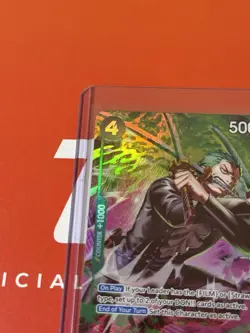 One Piece Roronoa Zoro OP13-037 (TR) Adventure on Kami's Island (OP15-EB04) - Image 3