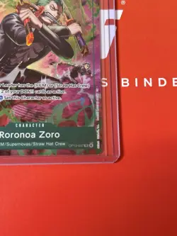 One Piece Roronoa Zoro OP13-037 (TR) Adventure on Kami's Island (OP15-EB04) - Image 5