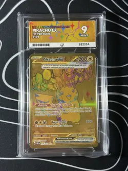 Pikachu ex 179/131 Ace 9 Prismatic Evolutions Hyper Rare Graded Pokemon Card ENG - Image 1