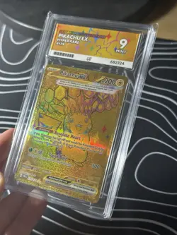Pikachu ex 179/131 Ace 9 Prismatic Evolutions Hyper Rare Graded Pokemon Card ENG - Image 2