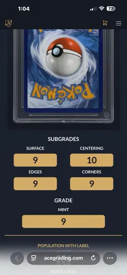 Pikachu ex 179/131 Ace 9 Prismatic Evolutions Hyper Rare Graded Pokemon Card ENG - Image 4