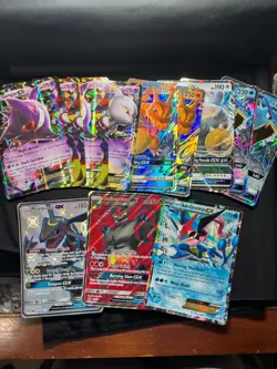 Pokemon JUMBO - 12 card LOT - Gengar, charizard, snorlax, Ash-Greninja, + more - Image 1