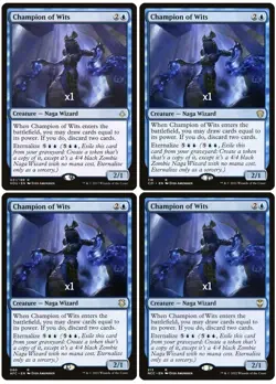 MTG HOU C21 AFC NCC Champion of Wits MINT (SELECT) - Image 1