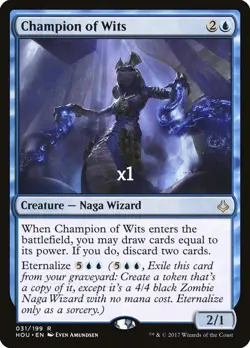 MTG HOU C21 AFC NCC Champion of Wits MINT (SELECT) - Image 2