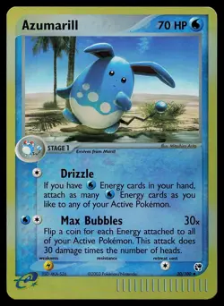 Pokemon Card - Azumarill Sandstorm 30/100 Reverse Holo Uncommon - Image 1