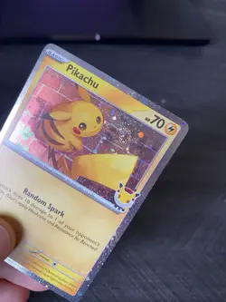 TWO Pikachu Pokemon Day 2026 051/162 30th Anniversary Promo Cards ONE TAIL SWIRL - Image 2