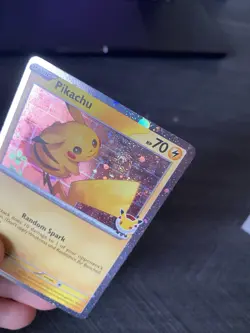 TWO Pikachu Pokemon Day 2026 051/162 30th Anniversary Promo Cards ONE TAIL SWIRL - Image 3