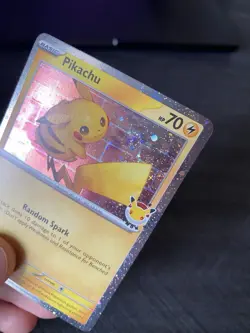 TWO Pikachu Pokemon Day 2026 051/162 30th Anniversary Promo Cards ONE TAIL SWIRL - Image 4