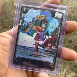 Bulla : GT FB09-114 Alternate Art Dual Evolution Dragon Ball Card English Fusion - Image 1