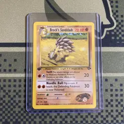Brock’s Sandslash 1st Edition 36/132 Gym Challenge Non-Holo Pokemon Card NM/LP - Image 5