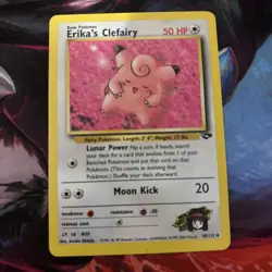 Erika's Clefairy Gym Challenge 40/132 Unlimited Edition Regular Card - Image 1