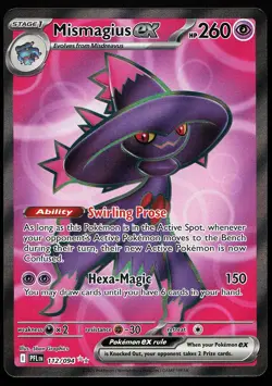Mismagius ex 112/094 Ultra Rare Phantasmal Flames Pokemon Card - Image 1