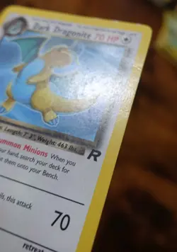 Dark Dragonite 22/82 Non-Holo Rare Team Rocket Set Pokemon Card PL-DMG - Image 4