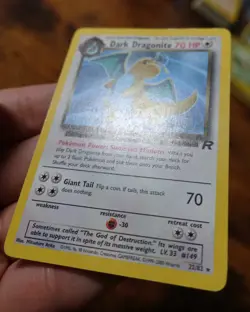 Dark Dragonite 22/82 Non-Holo Rare Team Rocket Set Pokemon Card PL-DMG - Image 5