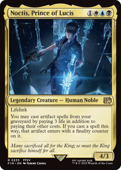 Noctis, Prince of Lucis 0235 ~ Rare MTG Final Fantasy Mint - Image 1