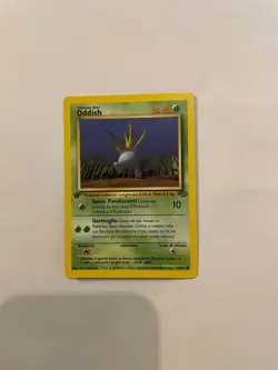 Oddish Pokemon Card Jungle Set 1st Edition 58/64 Italian Wizards of the Coast - Image 1