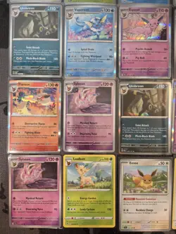 Lot Of 28 x Pokemon Eeveelutions Cards Eevee Line - Image 3
