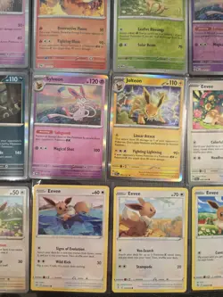 Lot Of 28 x Pokemon Eeveelutions Cards Eevee Line - Image 4
